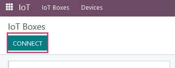 Kết nối một hộp IoT với cơ sở dữ liệu ODOO.