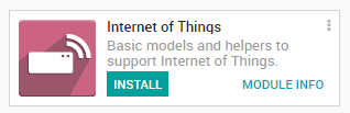 Ứng dụng Internet of Things (IoT) trên cơ sở dữ liệu Odoo.
