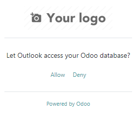 Cho phép plugin Outlook kết nối với cơ sở dữ liệu